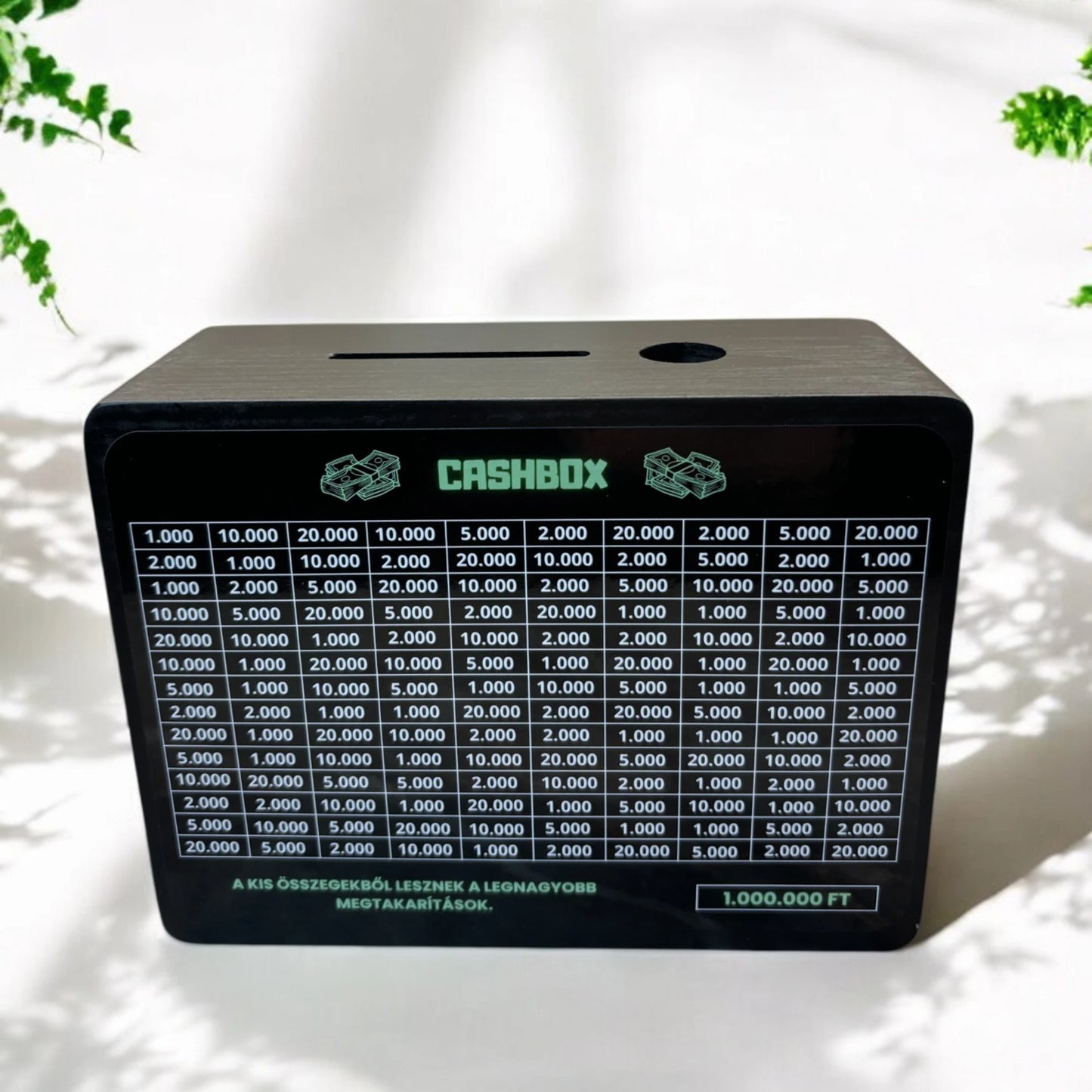 CashBox™ Pénzpersely - 1.000.000 Ft Cél